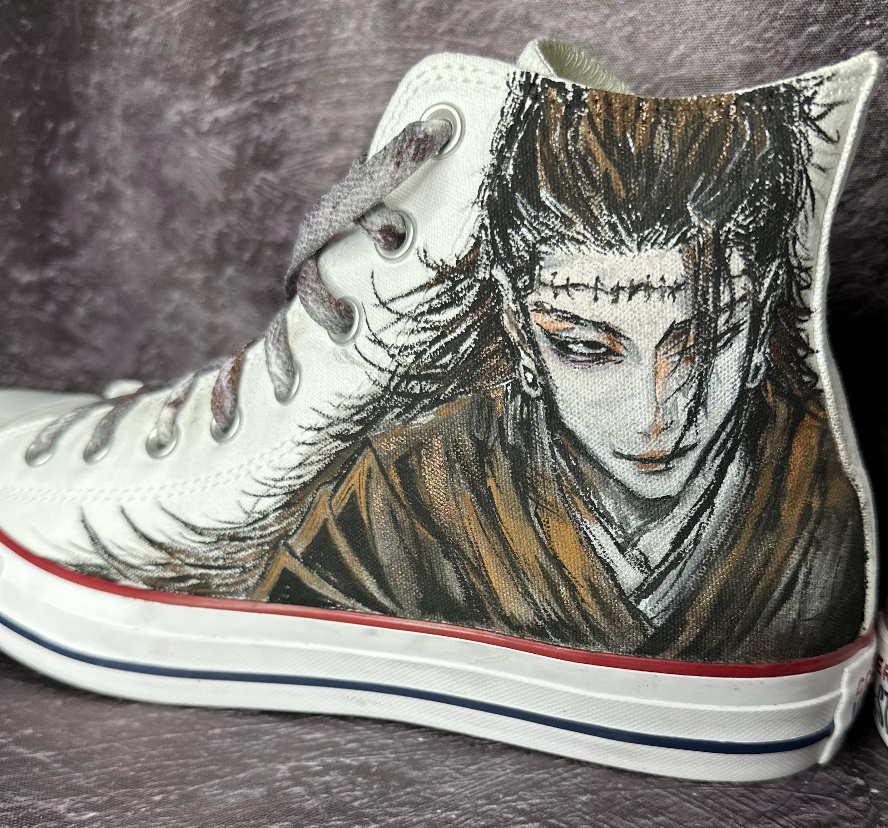 Jujutsu Kaisen - Geto Suguru X Kenjaku Hand-painted Converse - Etsy
