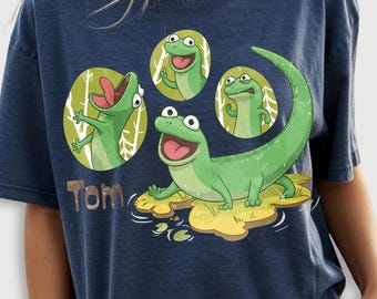 Tom the Lizard Hoppers 2026 Shirt, Pixar Hoppers Movie Shirt, Funny Disney Tom Lizard Tee - Family Matching Unisex T-Shirt for All Ages