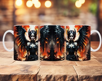 15oz. Dark  Fairy Coffee Mug