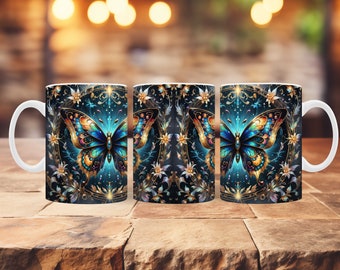 15oz. Butterfly Coffee Mug