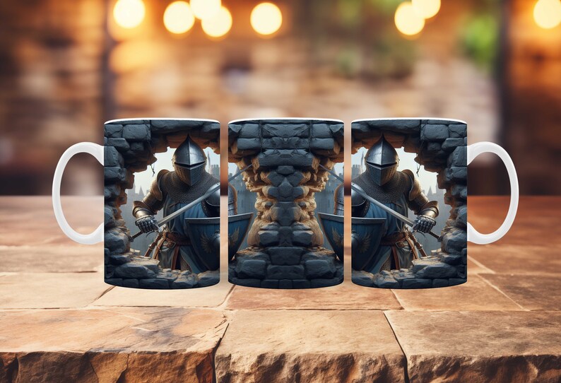 15oz. Knight in the Wall Coffee Mug 15oz.