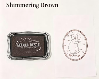 Metallic Pigment Ink Pad，specially designed for journaling