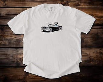 Comfort Colors® Vintage Dachshund Classic Car T-Shirt: Low Rider, High Spirit | Retro Vibes & Dachshund Love