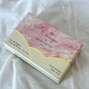Vintage Morabito Mon Classique Perfume Soap Gift Set Paris Eau de Toilette French Perfume Collectible 1980s Vintage Gift