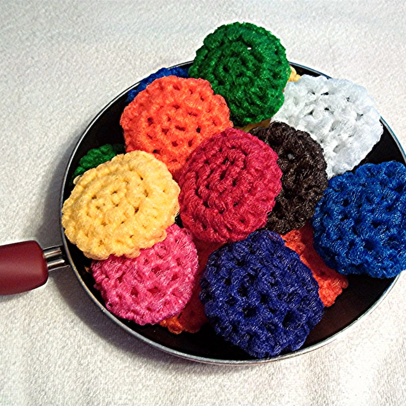 Crochet Pot Scrubber - Etsy