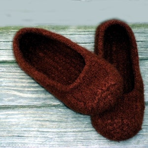 Felted Slippers Knit and Felted for Women and Men