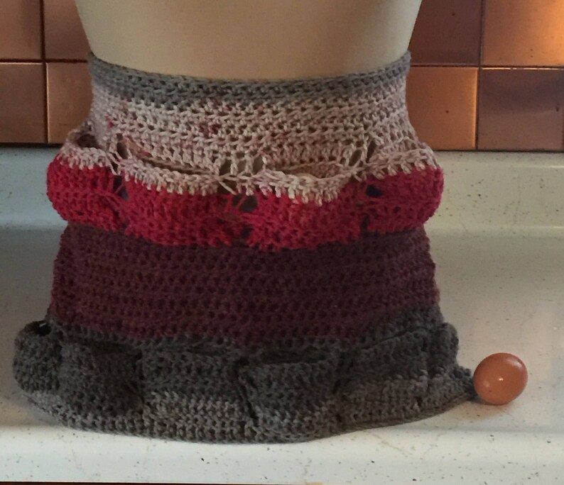 Crochet Egg Gathering Apron Egg Collecting Apron Adult Size - Etsy