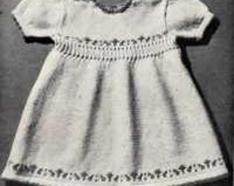 Knitting Pattern Vintage Ann Dress