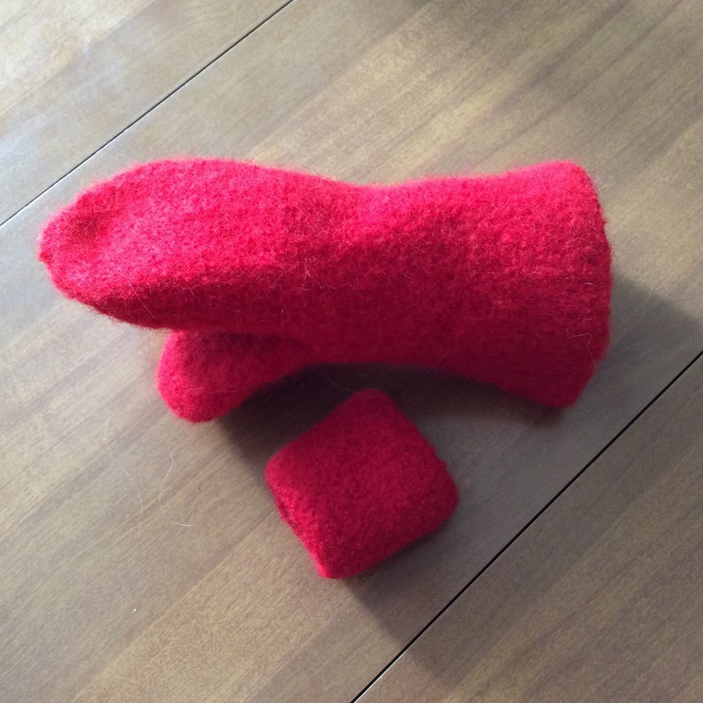 Felt Wool Oven Mitt Pot Handle Set Oven Glove Cooking Mitt Etsy
