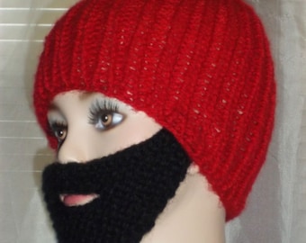 Patrón Gorro Con Barba Tejer