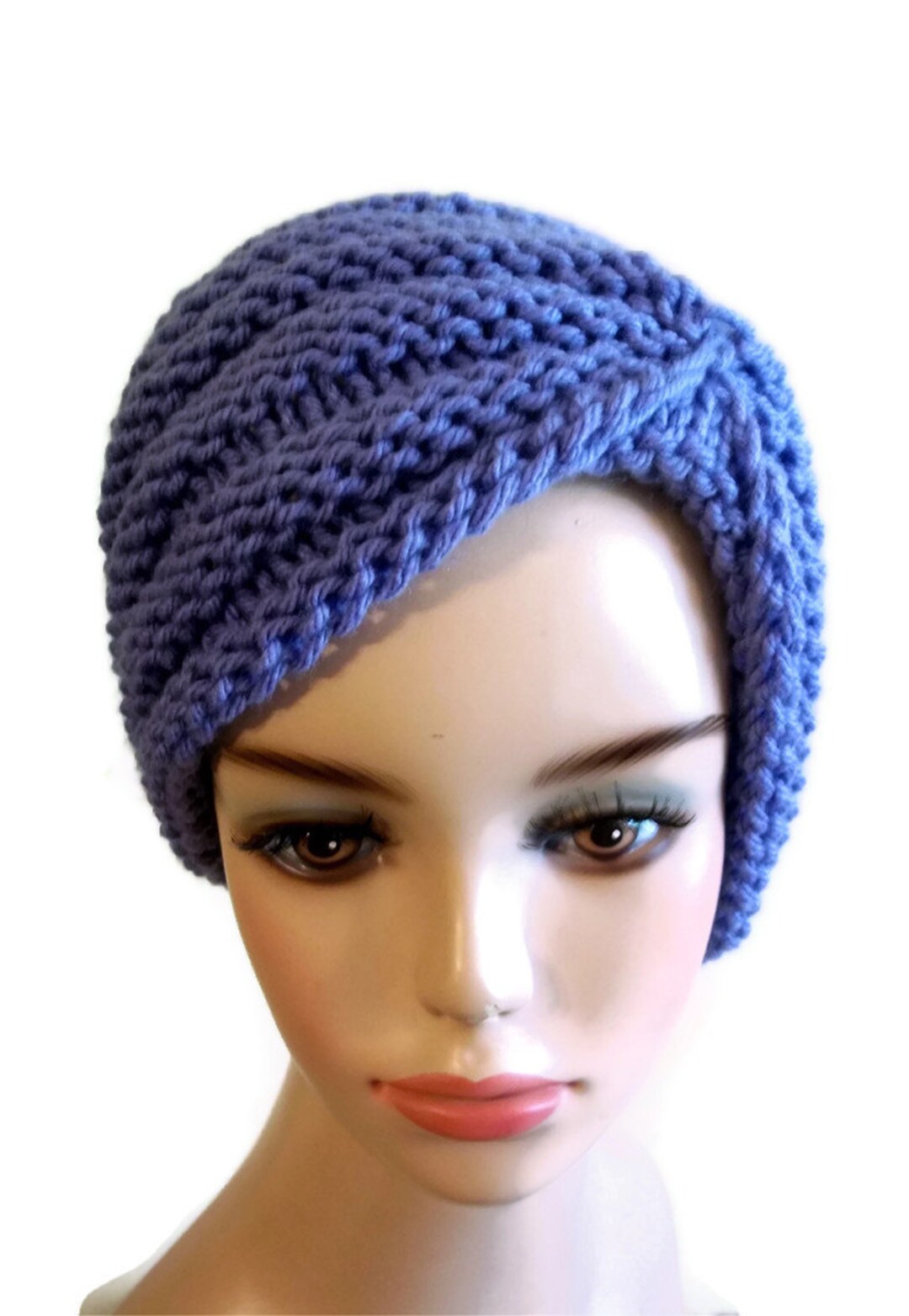 Knitting Pattern Turban Hat - Etsy
