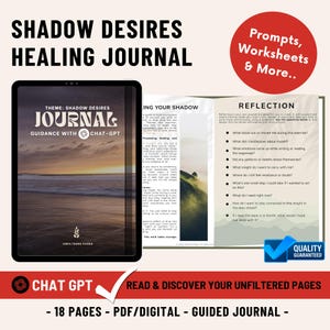 O Eu Não Falado: Um Diário para Trabalho de Sombra e Desejos Reprimidos - Chat GPT Diário Pessoal - Digital - PDF