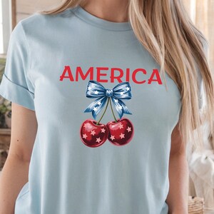 Рубашка Comfort Colors® Memorial Day, женская кокетливая рубашка 4 июля, красные, белые, синие рубашки для женщин, рубашки со звездами и полосками и флагом США