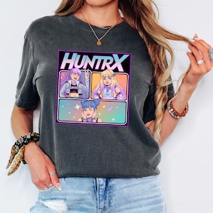 Kpop Demon Hunters T-shirt Gift For Woman, Jinu Manga Shirt, Kpop Huntrix Pin, Kpop Shirt, Demon Hunter Merch, Saja Girls Fan Poster