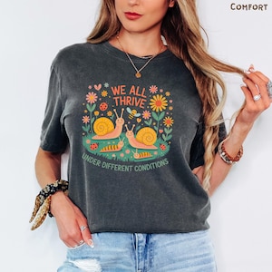 Comfort Colors® Neurodiversity Shirt for BCBA Gift, Special Education Teacher Shirt Mental Health Gifts for Teachers Inclusion Tee SEL Shirt