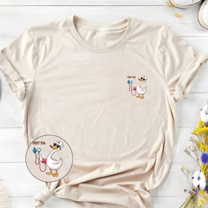 Comfort Colors Nurse Shirt Funny, Silly Goose Nurse Shirt, ER Nurse TShirt, RN Nurse Shirt Nurse Appreciation Cuff Em Nurse Practitioner Tee