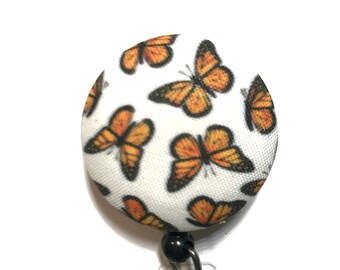 Butterfly Badge Reel, Animal Name Badge Holder, Id Holder Lanyard, Name Tag Holder, Nurse Badge Reel, Badge Pull,  Id Badge Clip, Gift 4 Her