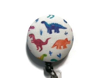 Dinosaur Badge Reel, Retractable Badge Holder, Dino Id Badge Clip, Animal Badge Pull, Nurse Badge Reel, Best Nurse Gift, Name Tag Holder