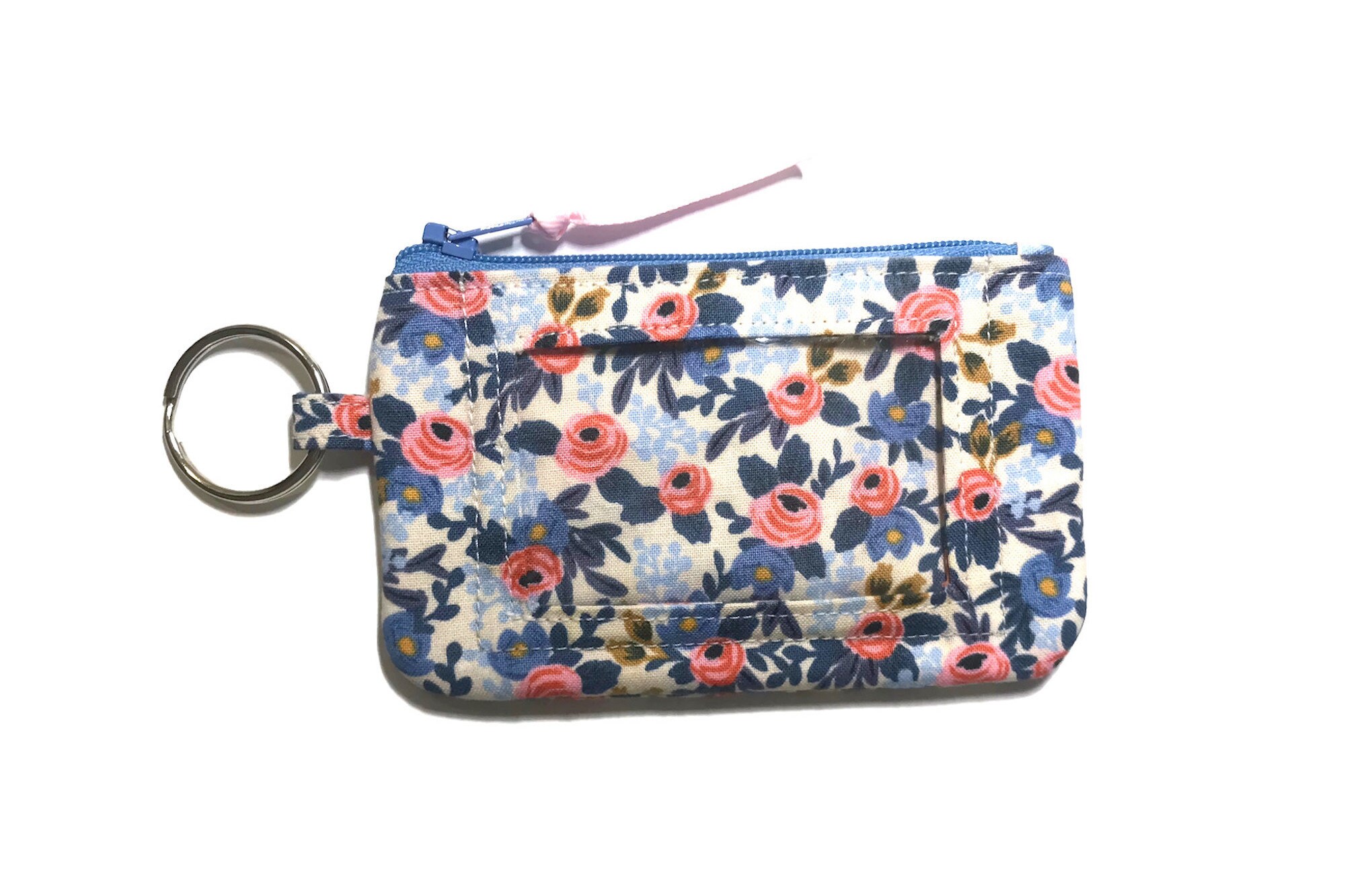 Rifle Paper Co. Rosa Keychain Id Wallet, Student ID Holder