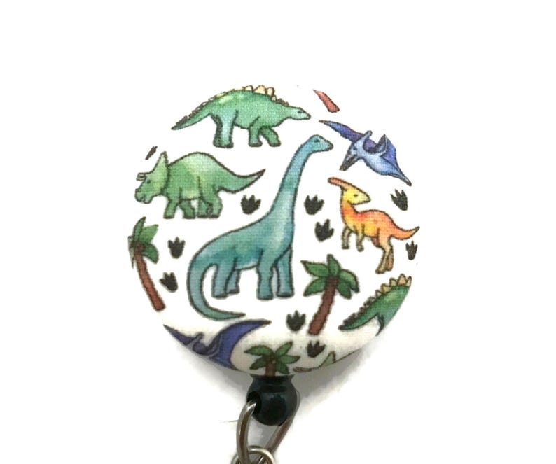 Nurse Badge Reel Retractable ID Holder Medical Staff Name Tag Clip Watercolor Animal Design Professional Healthcare Accessory Swivel Clip Secure Hold Hospital Worker Essential Cute Pattern Office Badge Display Teacher Gift Idea Durable