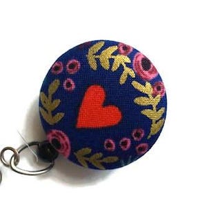 Heart Badge Reel Nurse Rifle Paper Co Id Badge Holder Retractable Id Clip Key Card Holder Hospital Employee Identification Swivel Alligator
