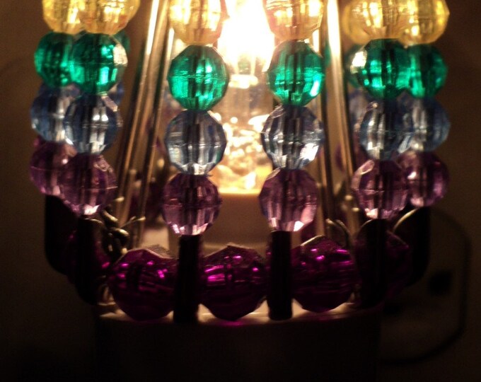 RAINBOW Beaded Night Light Shade14 Etsy