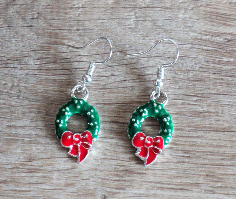 christmas earring charms