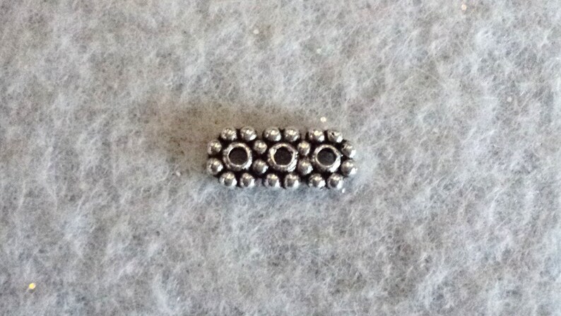 3 Feed Connector Bar Jewelry Supplies Set of 25 Connector Bar 12 inch Tibetan Silver Destash Supplies Beading Supplies