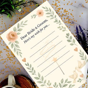 Hochzeits-Gastspiel-Bundle - druckbare Karten für die Brautparty, Heiratsempfehlungen und Wünsche für Paare, Verlobungsfeier