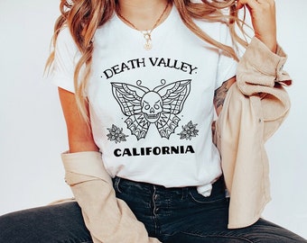 vintage death valley california tshirt . retro tattoo punk national park shirt . mens womens unisex