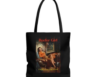 reefer girl tote bag . pulp cover reefer madness