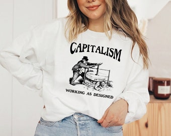 anticapitalist sweatshirtgift . george pullman chicago history 1894 strike . mens womens gender neutral