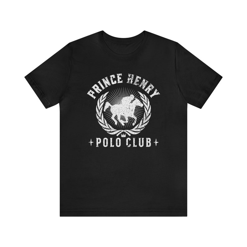red white royal blue . prince henry polo club tshirt . first prince shirt image 2