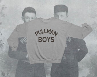 pullman boys sweatshirt . chicago history sports memorabilia . unisex tshirt mens womens