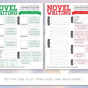 Novel Writing Templates V2 image 3