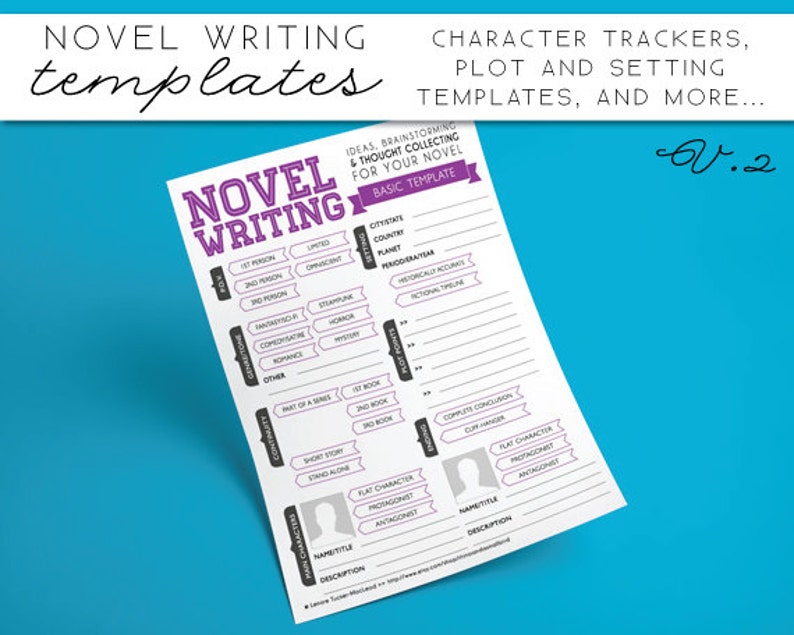 Novel Writing Templates V2 image 1