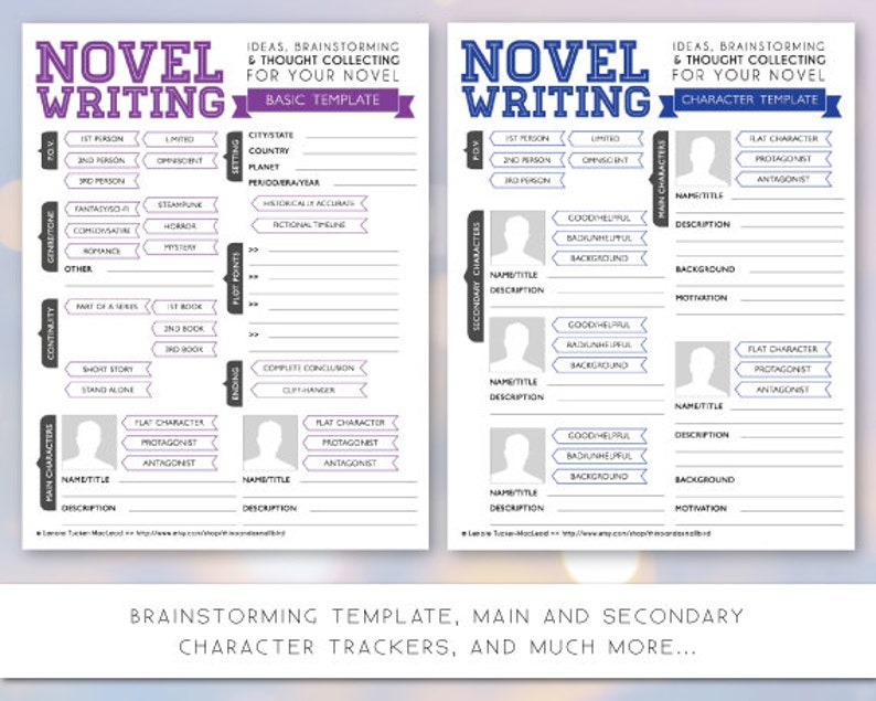 Novel Writing Templates V2 image 2