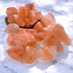 Himalayan Salt Crystal | Raw Pink Rock Crystals - Natural Mineral Healing - ink Himalayan Salt | Healing Raw Mineral Stone