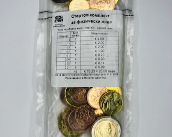 Bulgarische Euro 2026 Münzen-Starterpaket - 42 Münzen aus der Numisme