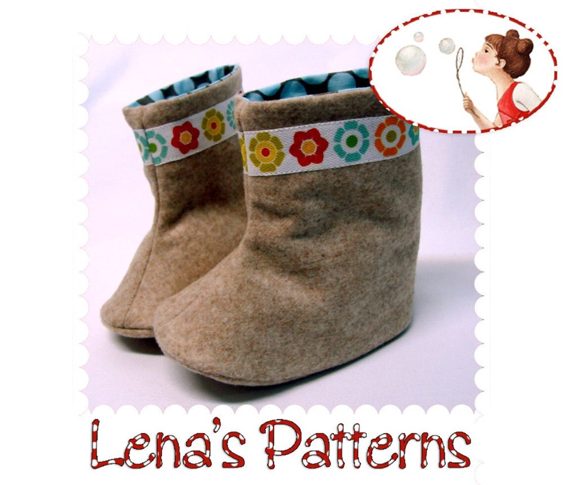 Baby Boots Sewing Pattern. Instant download PDF Baby Shoes Etsy
