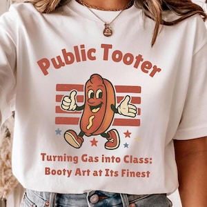 Public Tooter Raunchy TShirt Shirt Roulette gift Adult Humor Tee Funny Gag Gift inappropriate shirts for Girls Trip T-Shirt Exchange