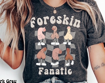 Retro Foreskin Meme T-Shirt, Raunchy Adult Humor Tee, Funny Inappropriate Gag Gift, Naughty Girls Trip Exchange, Roulette Party Present