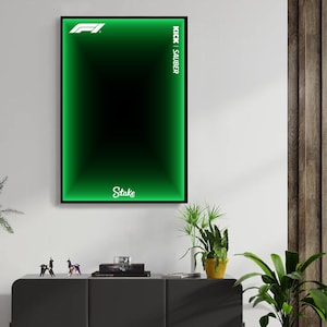 Sauber Kick Digital Artwork for Wall Poster, Technic 77247 compatible