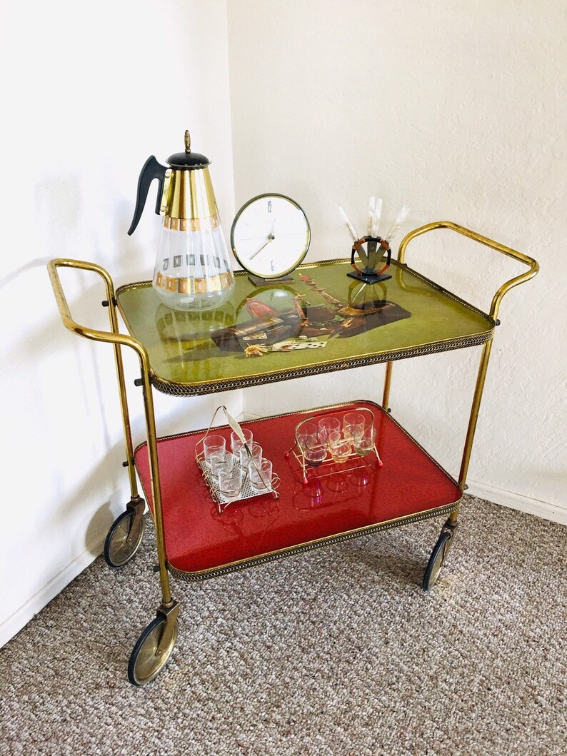 Vintage Bar Cart >> Vintage Bar Cart Mid Century Bar Cart Formica Bar Cart Etsy Vintage Bar Cart >> Vintage Bar Cart Mid Century Bar Cart Formica Bar Cart Etsy
