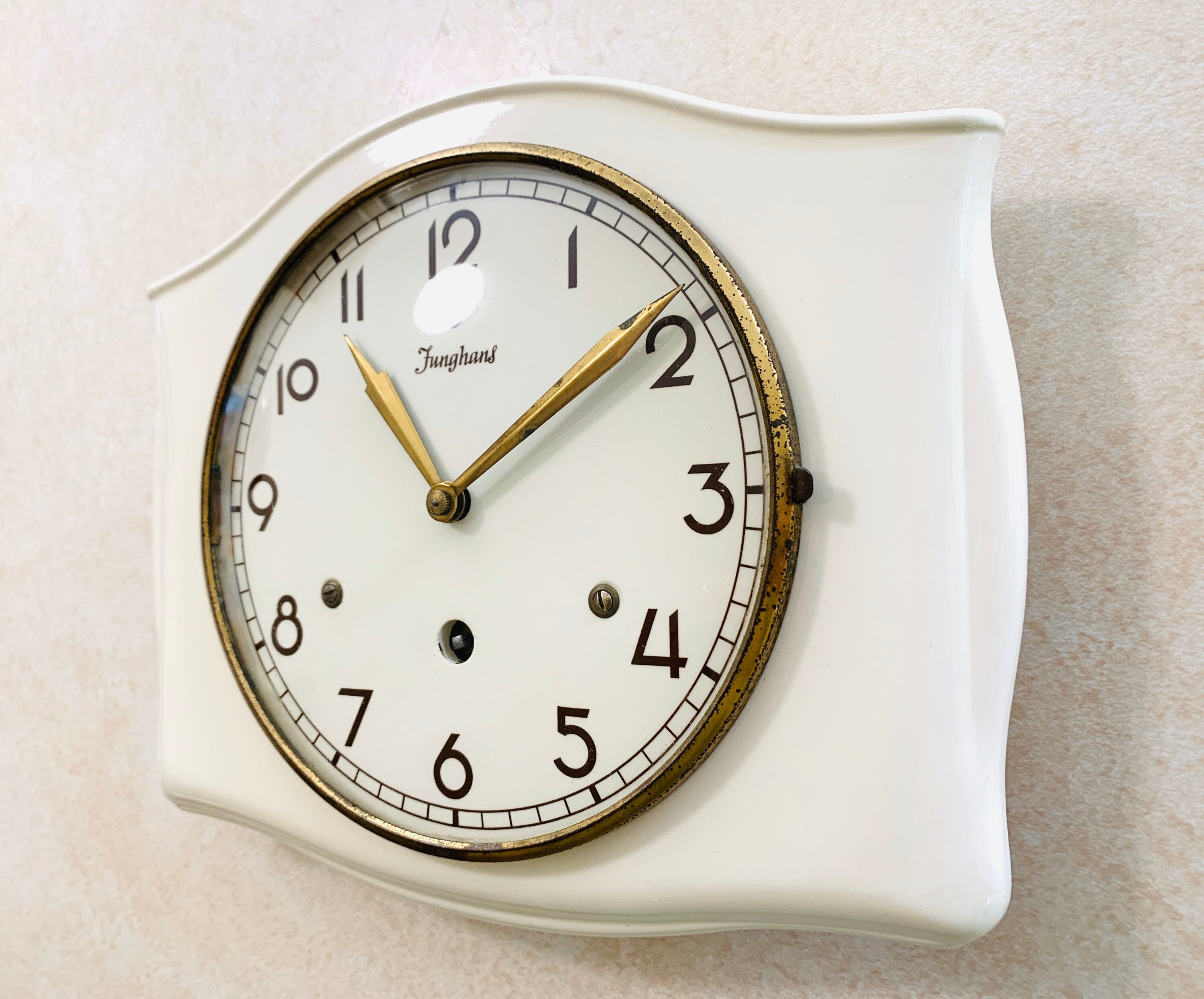 Windup MidCentury Wall Clock Etsy