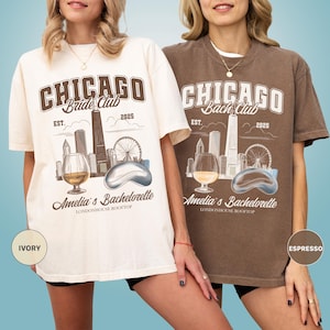 Chicago Bachelorette Shirts, Bride Club Tee, Custom Bach Party Shirts, Personalized Gift, The Bean Shirt, Rooftop Party, Windy City Trip Tee