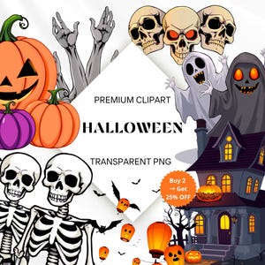 Halloween - 40 PNG for Creative Projects, Sublimation and more
