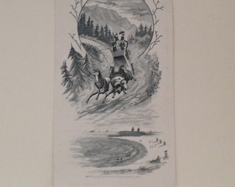 Antique Victorian Trade Card John H Krull Kansas City MO Vintage Ad Missouri Tailor