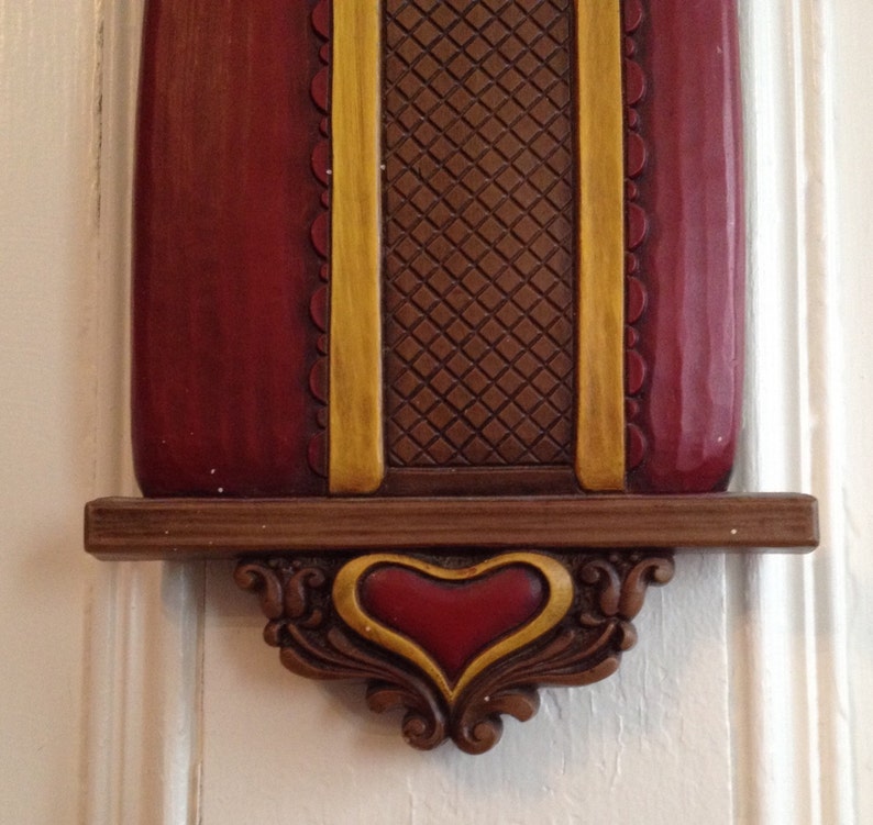 Syroco Wall Hanging Vintage 1968 Decor Made in USA Figural Etsy