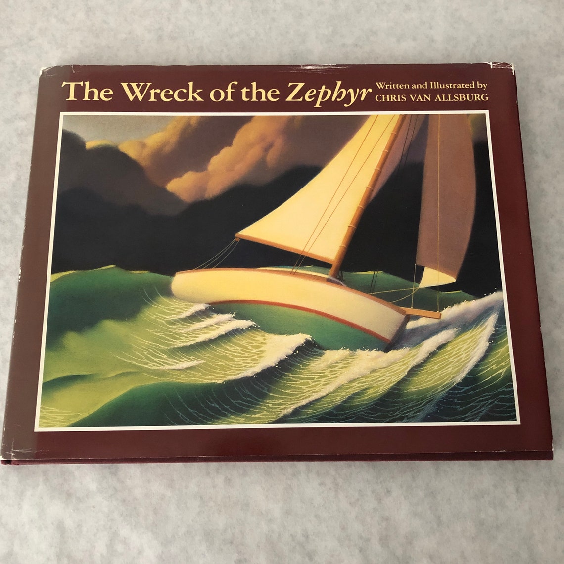 The Wreck of the Zephyr Book by Chris Van Allsburg 1983 Etsy